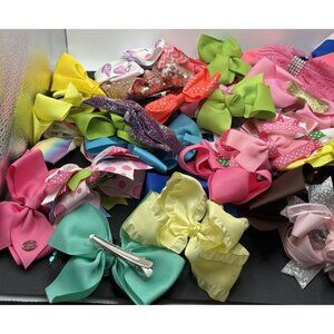 35 Medium Fancy Girls Hairbows Clip In